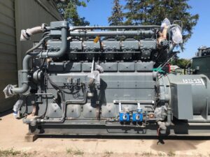 550 KW Waukesha 3521 Natural Gas Set deinstalled