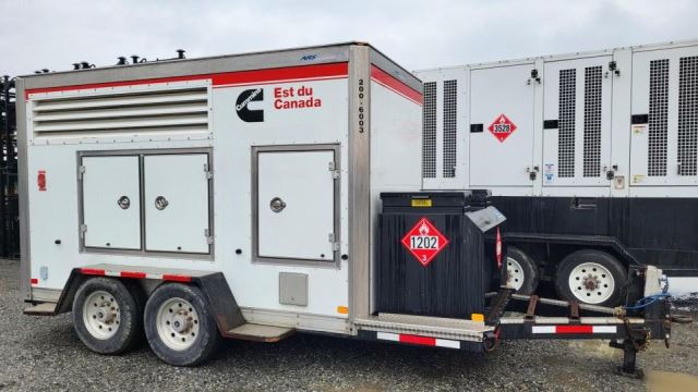 225 KW Cummins QSL9 Diesel Generator Dual Axle Trailer Towable (2)